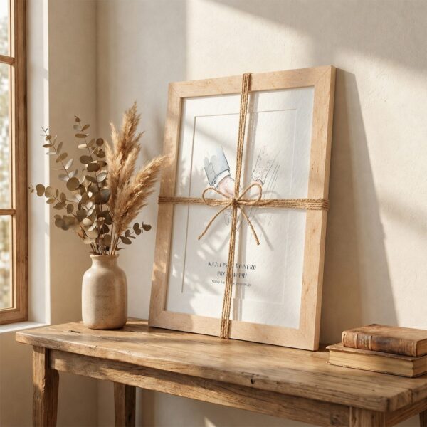 Obraz — podziękowanie dla pary młodej na ślub -
