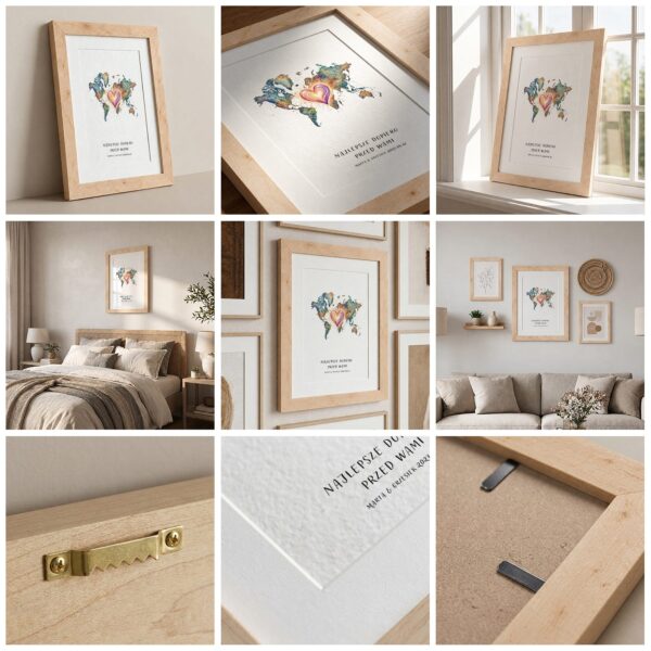 Obraz — podziękowanie dla pary młodej na ślub -