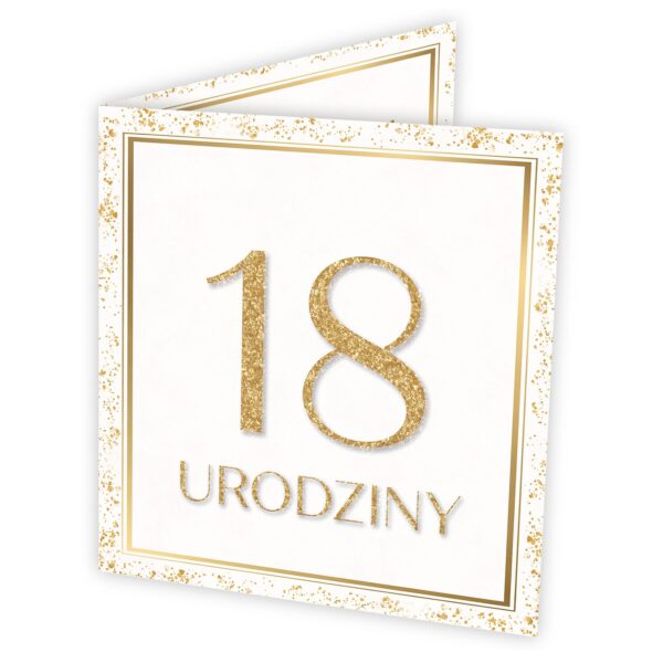 Zaproszenie na 18. urodziny do uzupełnienia -