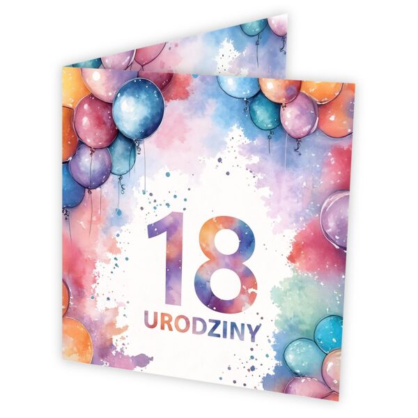 Zaproszenie na 18. urodziny do uzupełnienia -