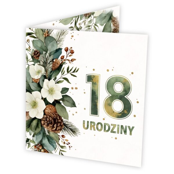 Zaproszenie na 18. urodziny do uzupełnienia -