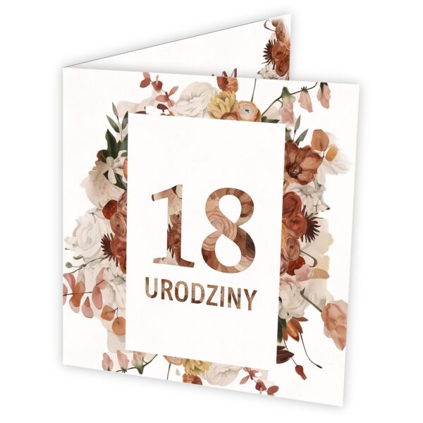 Zaproszenie na 18. urodziny do uzupełnienia -