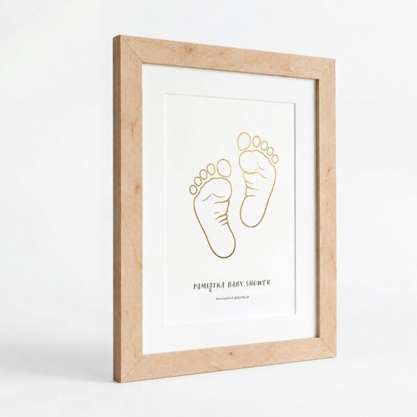 Obraz pamiątkowy na baby shower -