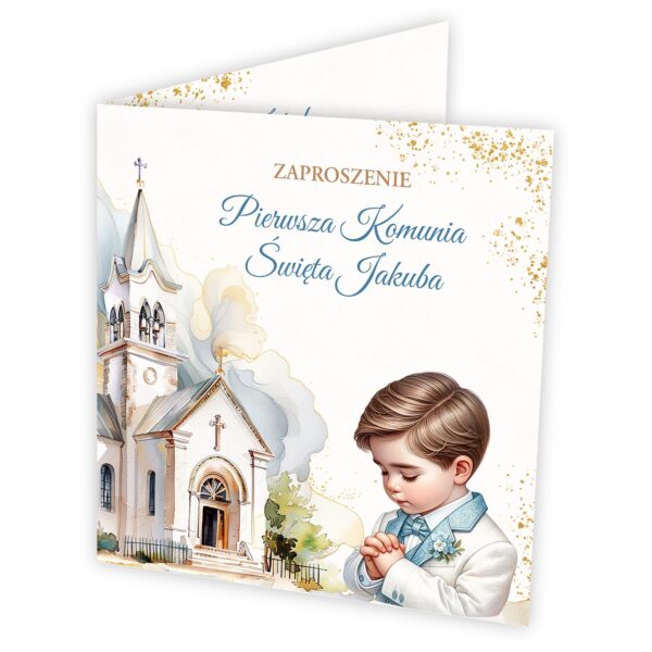 Zaproszenie na komunię do uzupełnienia -