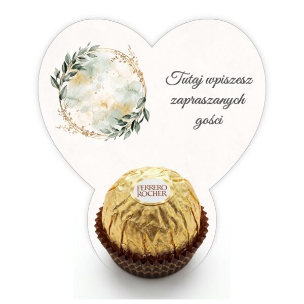 Podziękowanie dla gości Ferrero do uzupełnienia na komunię -