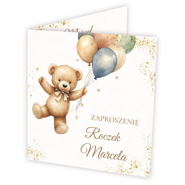 Zaproszenie na roczek do uzupełnienia -