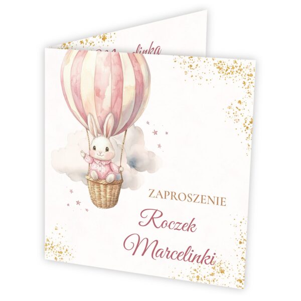 Zaproszenie na roczek do uzupełnienia -