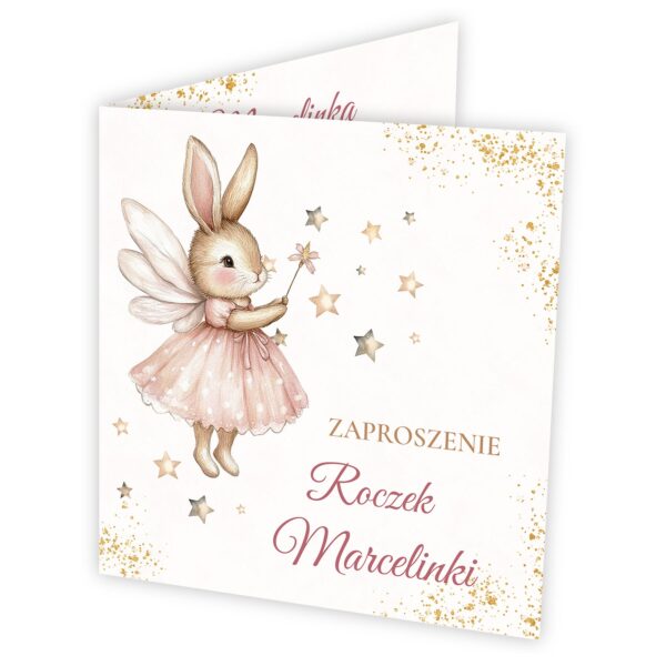 Zaproszenie na roczek z pełną personalizacją -