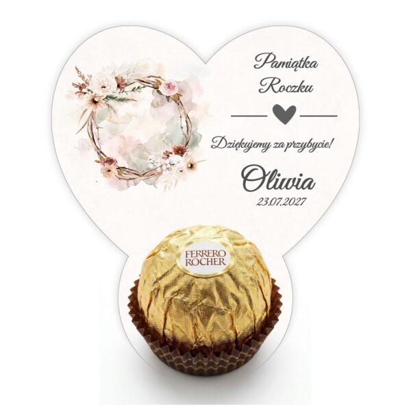 Podziękowanie dla gości Ferrero na roczek -