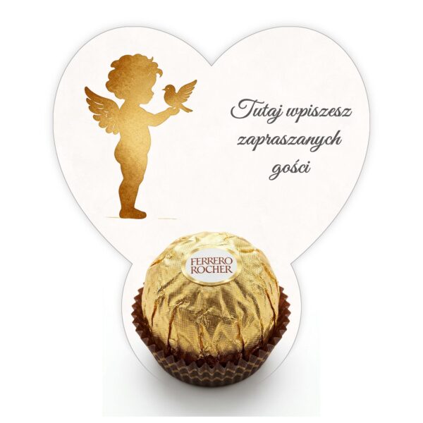 Podziękowanie dla gości Ferrero do uzupełnienia na roczek -