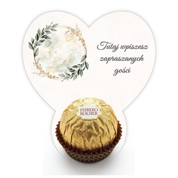 Podziękowanie dla gości Ferrero do uzupełnienia na roczek -