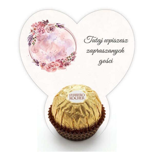 Podziękowanie dla gości Ferrero do uzupełnienia na roczek -