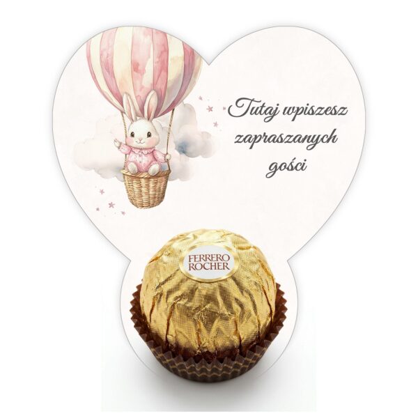 Podziękowanie dla gości Ferrero do uzupełnienia na roczek -