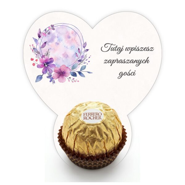Podziękowanie dla gości Ferrero do uzupełnienia na roczek -