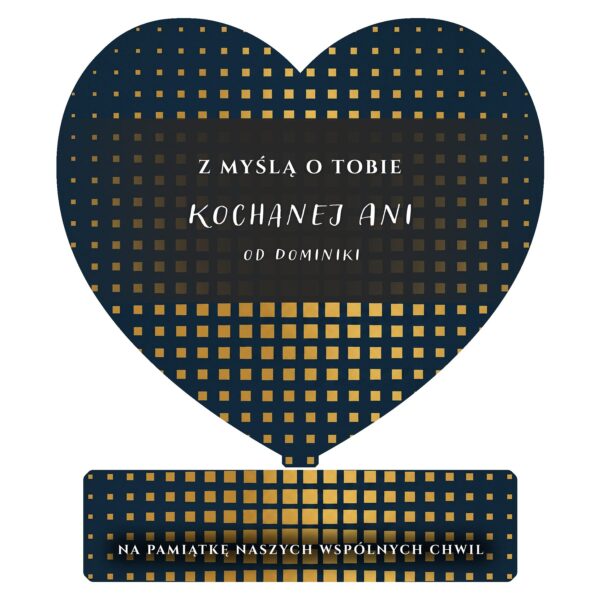 Serce pamiątkowe na każdą okazję -