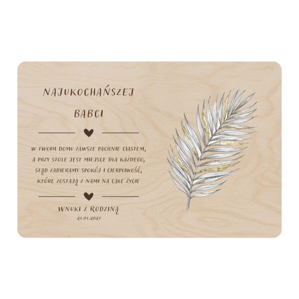 18-dzien-babci_13-tabliczka-pamiatkowa-dla-babci_A232DB_miniaturka Drewniana tabliczka pamiątkowa na Dzień Babci dla Babci -
