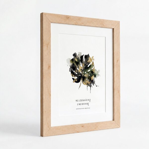 Obraz pamiątkowy na emeryturę -