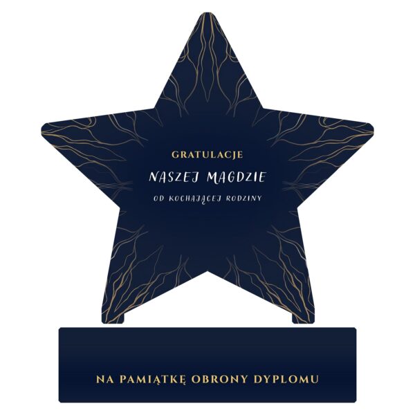 Gwiazdka pamiątkowa na sukces -