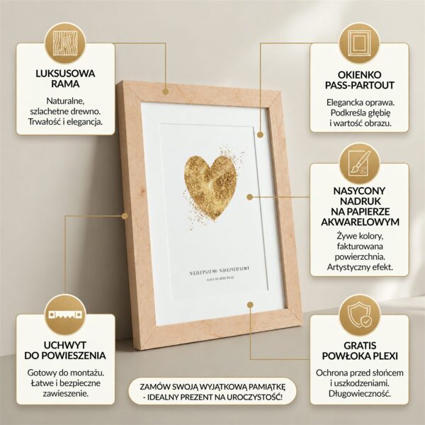 Obraz pamiątkowy na Dzień Nauczyciela dla nauczyciela -