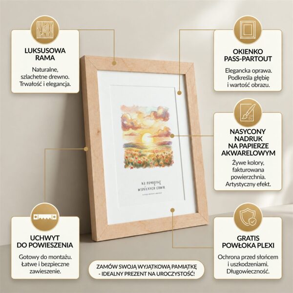 Obraz pamiątkowy ze zwierzakiem -