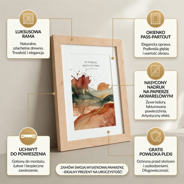 Obraz pamiątkowy ze zwierzakiem -