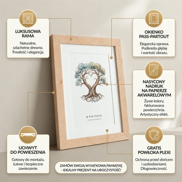 Obraz pamiątkowy na Dzień Dziecka -
