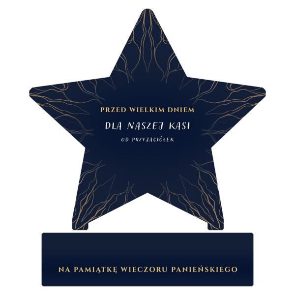 Gwiazdka pamiątkowa na wieczór panieński -